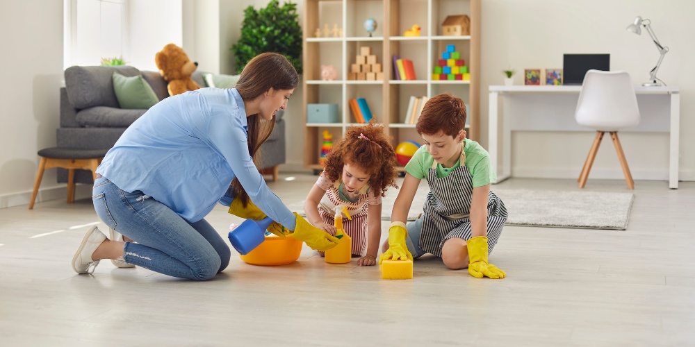 How to Make Cleaning Up More Fun for Your Kids