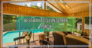 Best Way to Clean Screen Porch